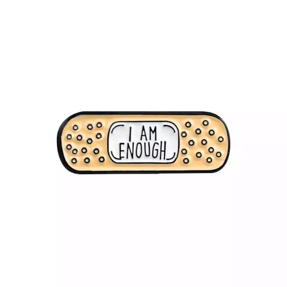 2pcs Mental Health Self-Care Bandaid Enamel Pins - Picture 8 of 10